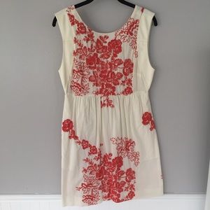 J.Crew Factory Embroidered Dress